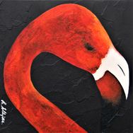 Paint On Wood - Flamingo (1)